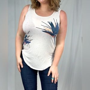Apt. 9 Birds of Paradise Tank Top Size Medium